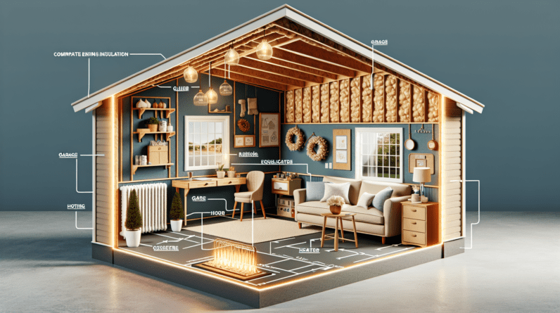 the essentials of insulating and heating a garage guest room 2